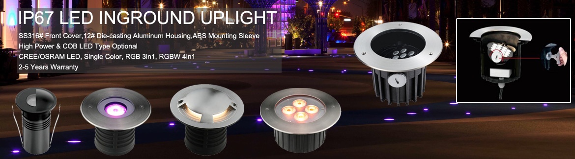 Premium IP67 driveway lights with stainless steel 316# front cover